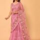Net Lehenga Saree